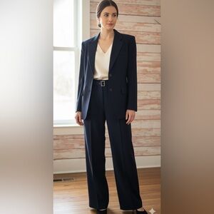 NEW Vintage 90s DKNY Donna Karan New York Wool Pantsuit Deadstock